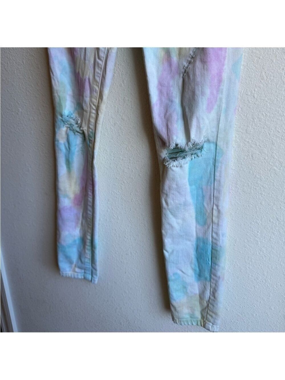 NINA ROSSI Tie Dye High Rise Jeans - Picture 4 of 12